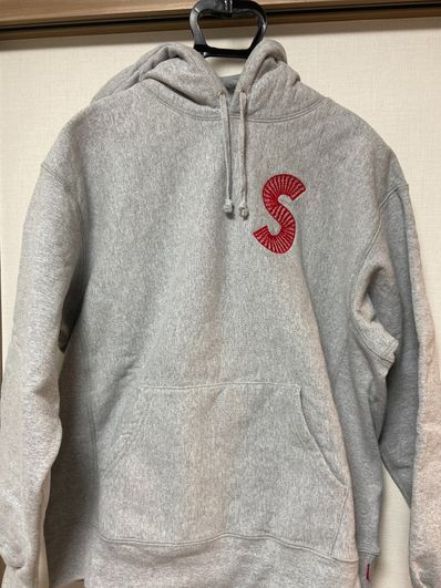 Supreme S Logo Hooded Sweatshirt "Heather Grey" (20FW)