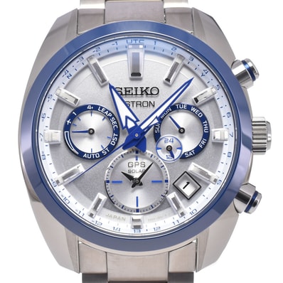 セイコー SEIKO SBXC093/5X53-0BJ0 アストロン 創業140周年 限定モデル ソーラー GPS衛星電波 メンズ 美品 箱・保証書付き K#148232