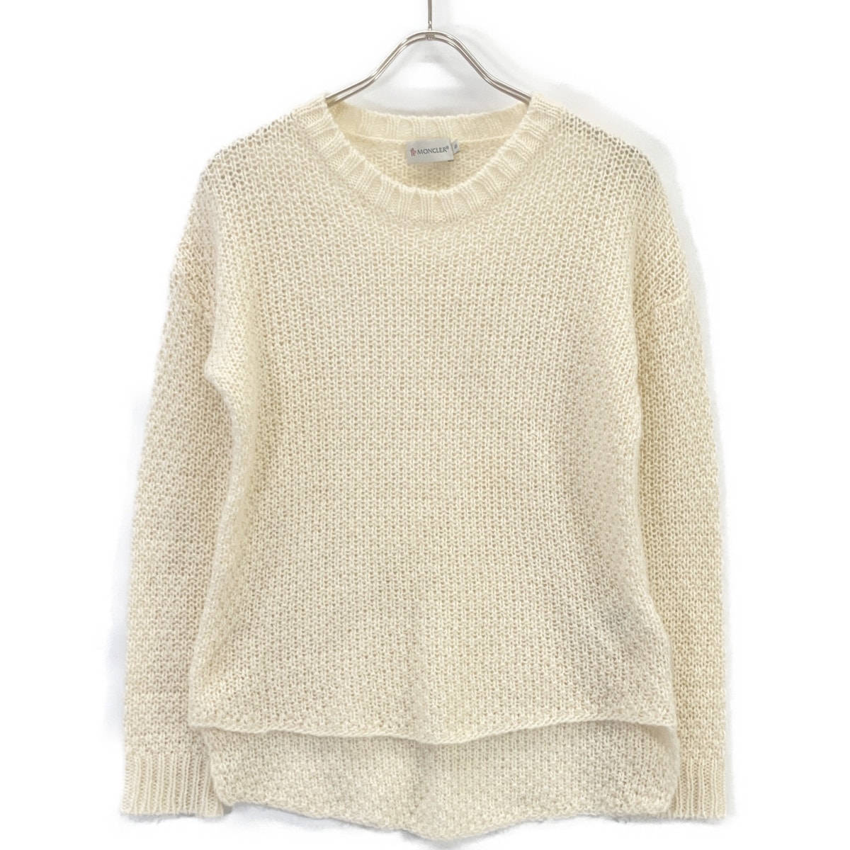 モンクレール MAGLIONE TRICOT GIROCOLLO アルパカ混 ニットプルオーバー S