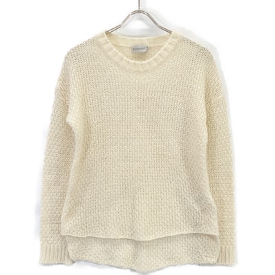 モンクレール MAGLIONE TRICOT GIROCOLLO アルパカ混 ニットプルオーバー S
