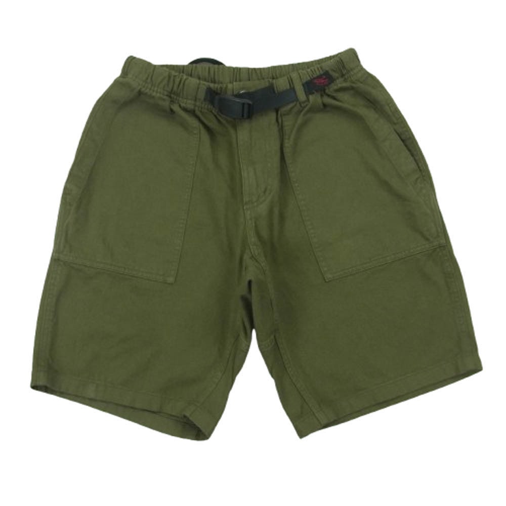 Gramicci グラミチ G4SU-P001 RIDGE SHORT リッジショーツ クライミング ハーフ ショート パンツ グリーン系 カーキ系 M【中古】
