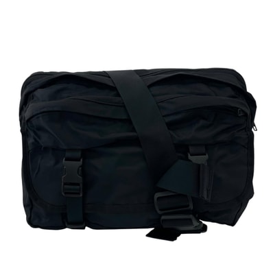 美品 PORTER ポーター 無地 ウエストバッグ ナイロン ブラック メンズ【中古】