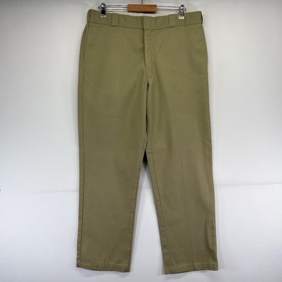 古着 ディッキーズ Dickies パンツ 874 ワークパンツ チノパン ストレート ジッパーフライ 大きいサイズ W38×L32 ベージュ系 メンズ