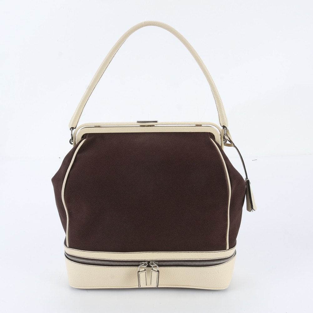 ■美品 プラダカナパ チェルニエーラショルダーバッグ