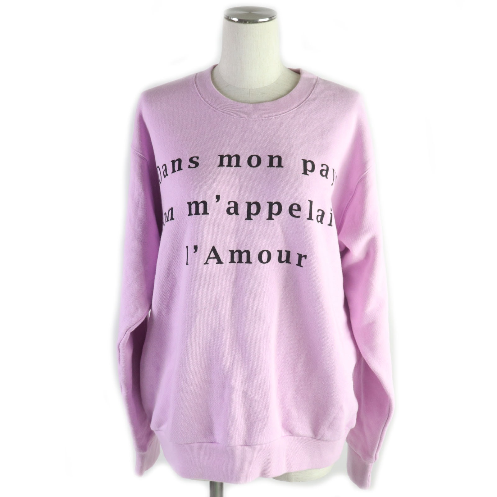 美品 グッチ
 スウェット パープルピンク レディース XS 469250