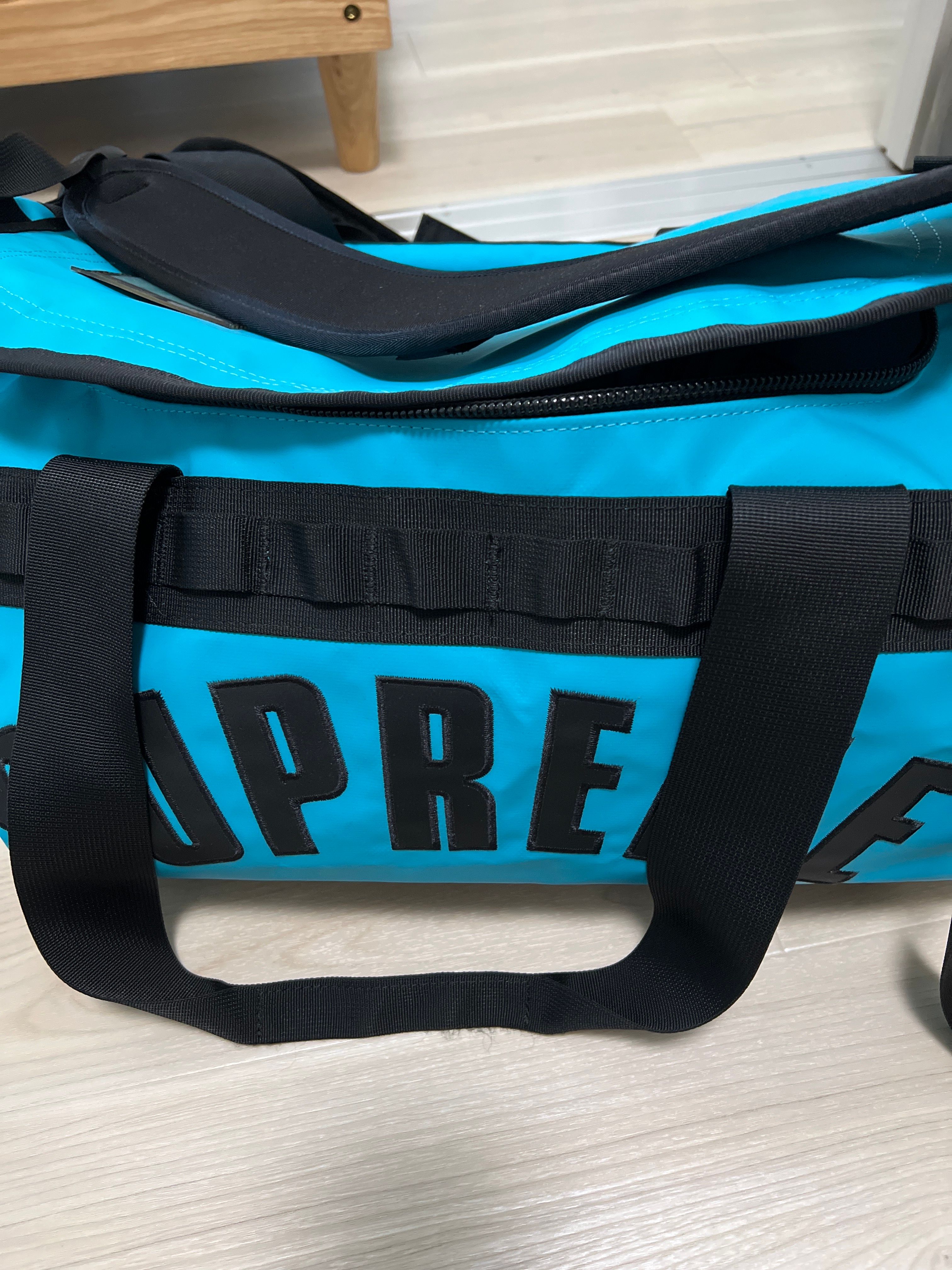 Supreme x The North Face Arc Logo Base Camp Duffle Bag "Blue"