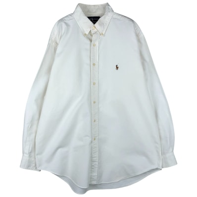 古着 ラルフローレン Ralph Lauren YARMOUTH 長袖 ボタンダウンシャツ メンズL相当/eaa458861