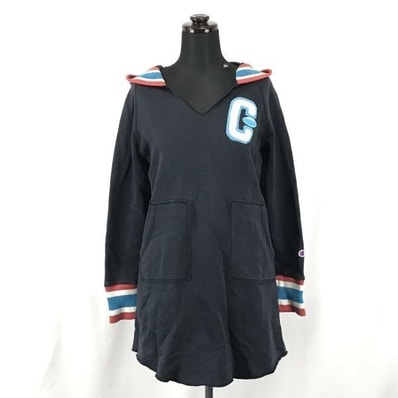 チャンピオン/champion★プルオーバー/ロング丈パーカー【women’s size -F/紺系/navy系】Jackets/Parker◆BG998