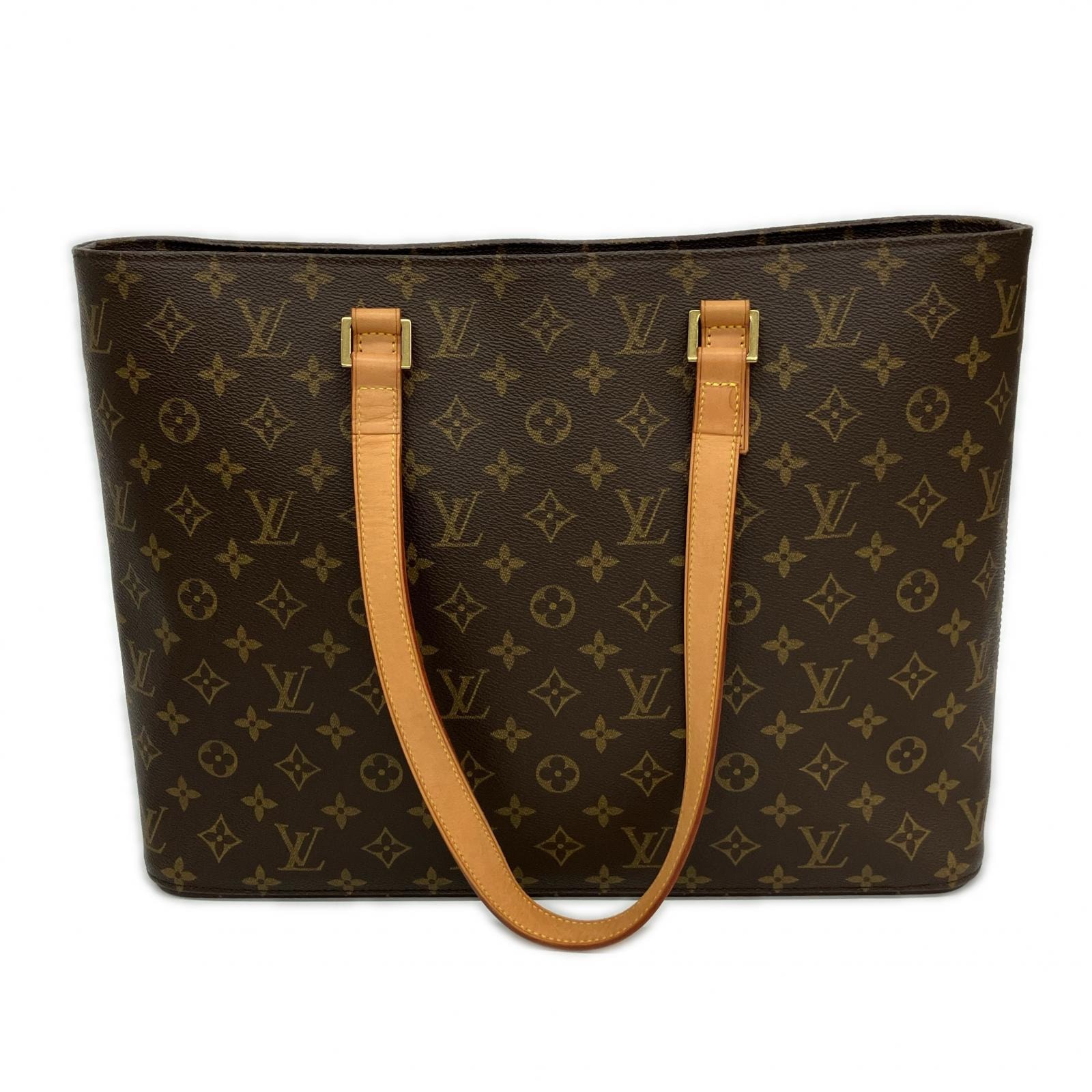 LOUIS VUITTON ルイヴィトン トートバッグ モノグラム ルコ 内部汚れ多数あり M51155