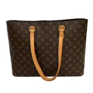 LOUIS VUITTON ルイヴィトン トートバッグ モノグラム ルコ 内部汚れ多数あり M51155