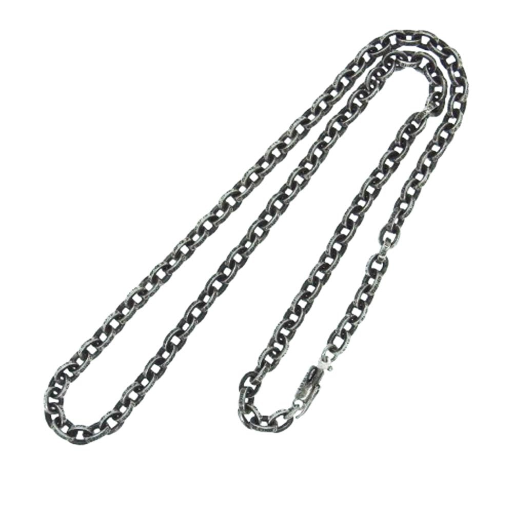 CHROME HEARTS クロムハーツ(原本無) ネックレス PAPER CHAIN 18inch ペーパーチェーン 18インチ ネックレス シルバー系【中古】