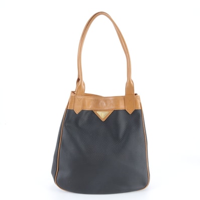 ■美品 イヴ サンローラン YSL 三角ロゴトート バッグ