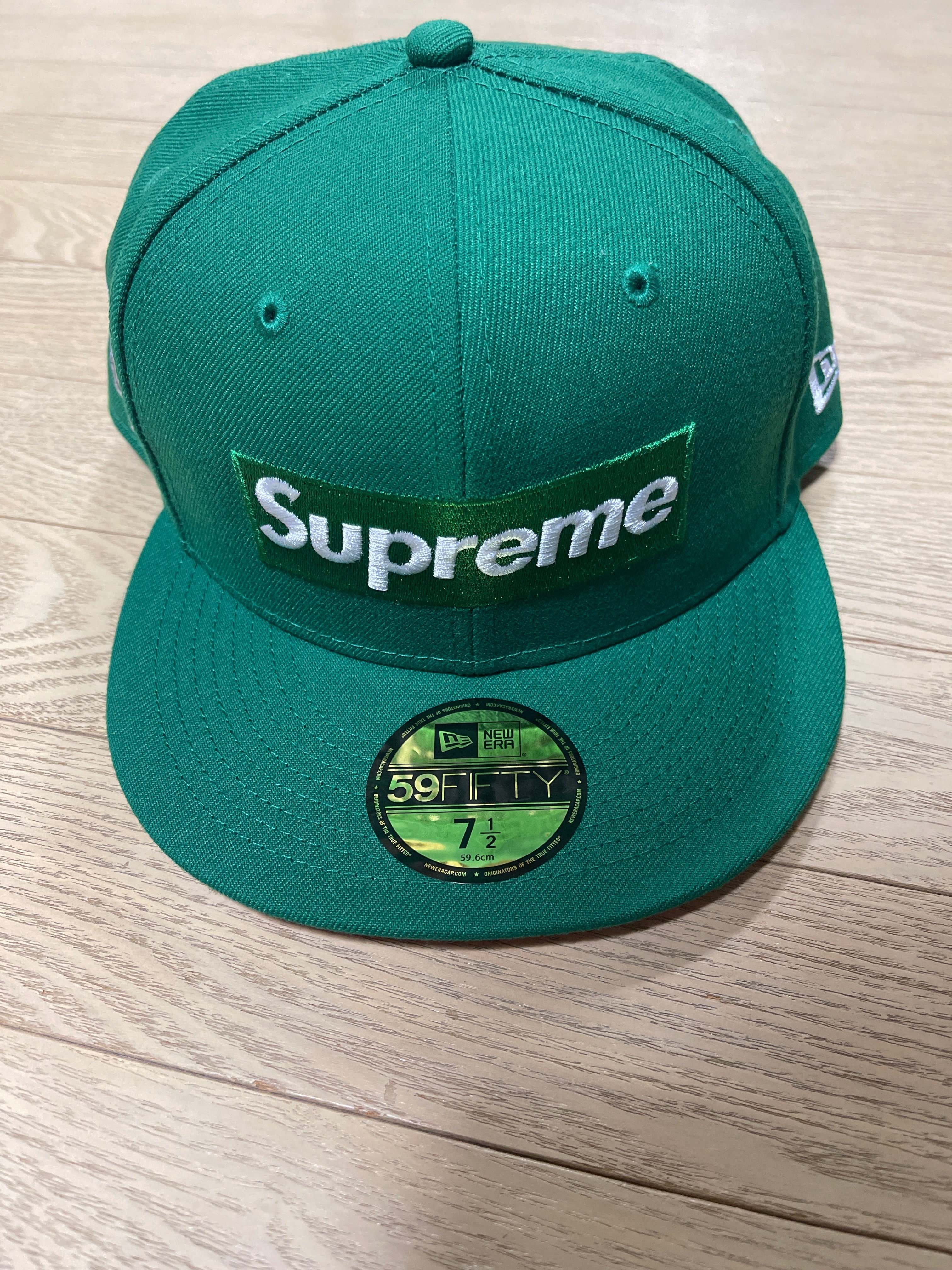 Supreme No Comp Box Logo New Era "Green"