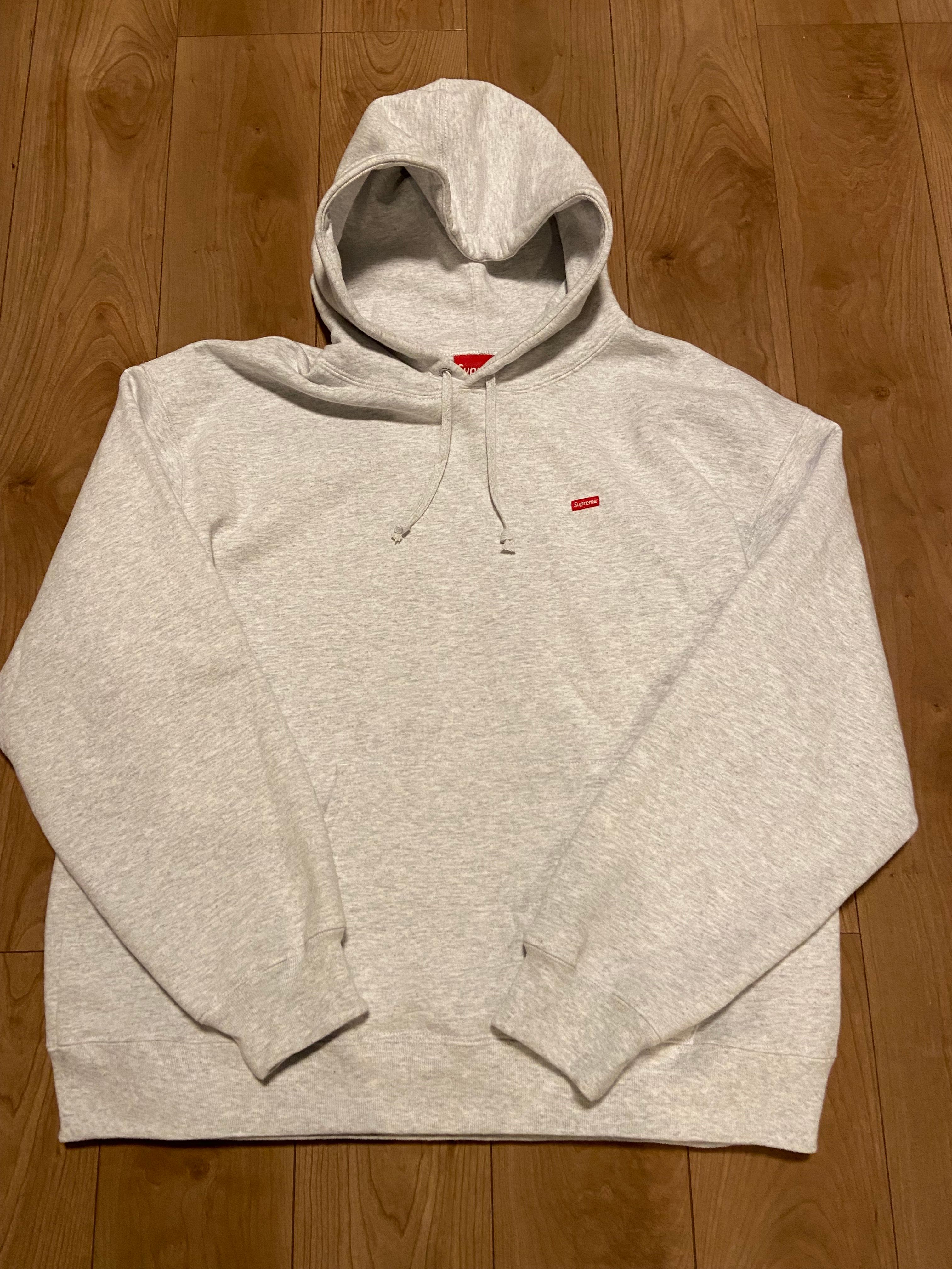 Supreme Small Box Hooded Sweatshirt "Ash Grey" (23SS)