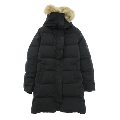 CANADA GOOSE カナダグース 2302JL R グリフィンタグ MACKENZIE PARKA DOWN JACKET マッケンジー パーカー ダウン コート ブラック系 M【中古】