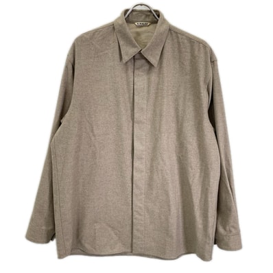 オーラリー A9SC01PW 19SS グレー LIGHT FINX POLYESTER SOUTIEN COLLAR COAT コート 4
