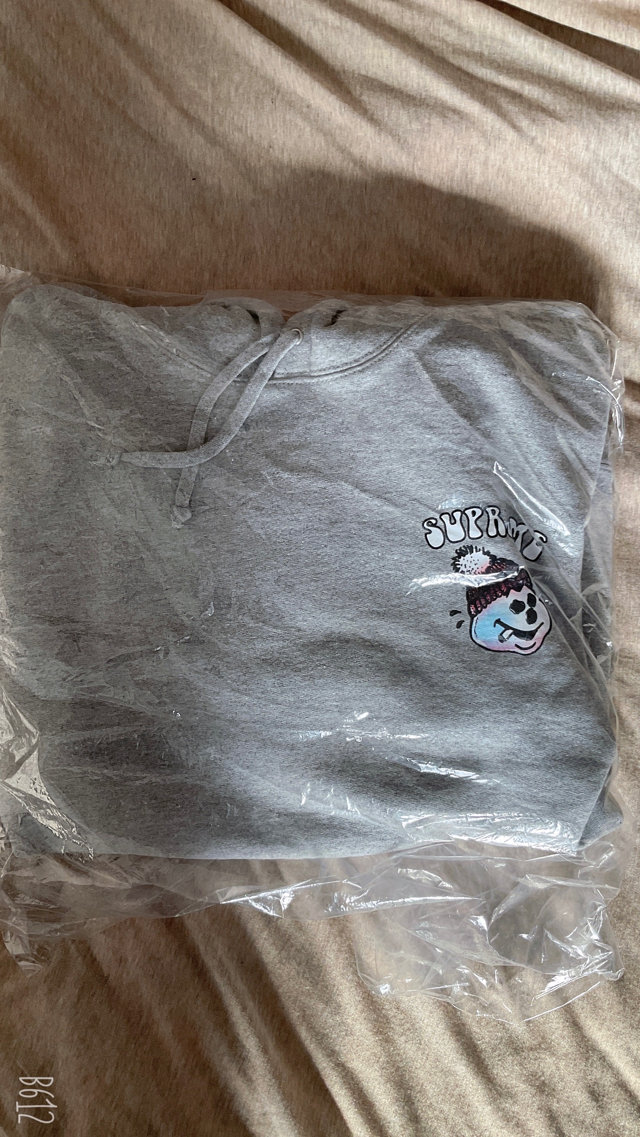 Supreme Snowman Hooded Sweatshirt "Heather Grey"