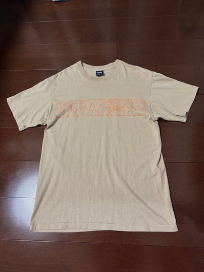 希少 90s Old Stussy USA製 紺タグ 発泡プリント Lサイズ