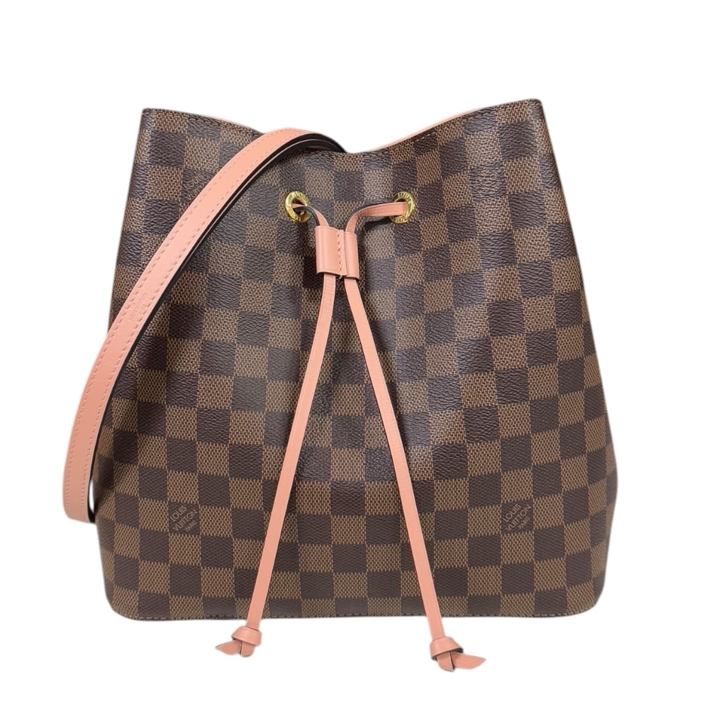 ルイヴィトン ネオノエ ダミエ ショルダーバッグ ダミエキャンバス N40198 ブラウン レディース LOUIS VUITTON  中古