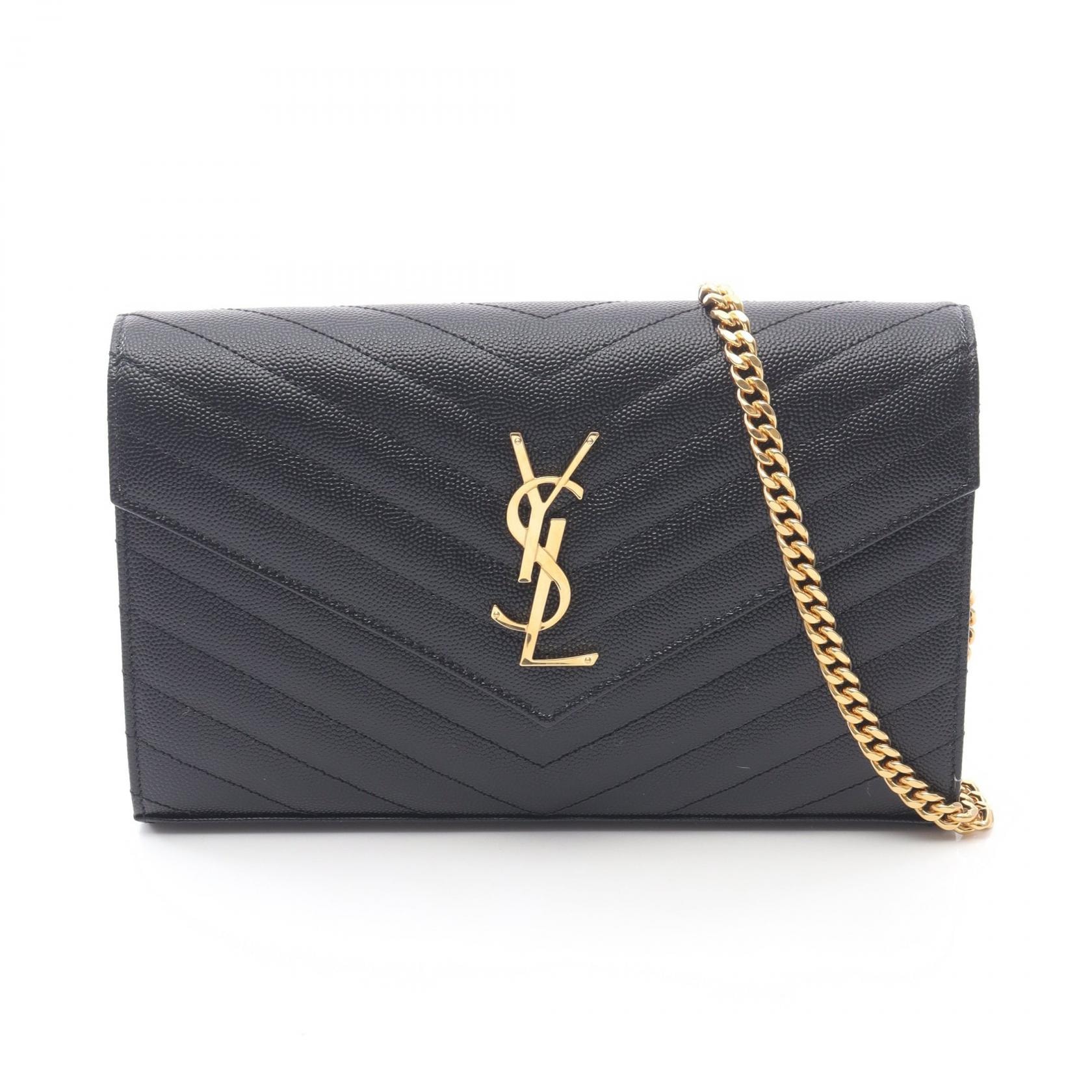 サンローランパリ SAINT LAURENT PARIS モノグラム サンローラン ショルダーバッグ バッグ レザー レディース ブラック系 377828BOW011000 【新品】