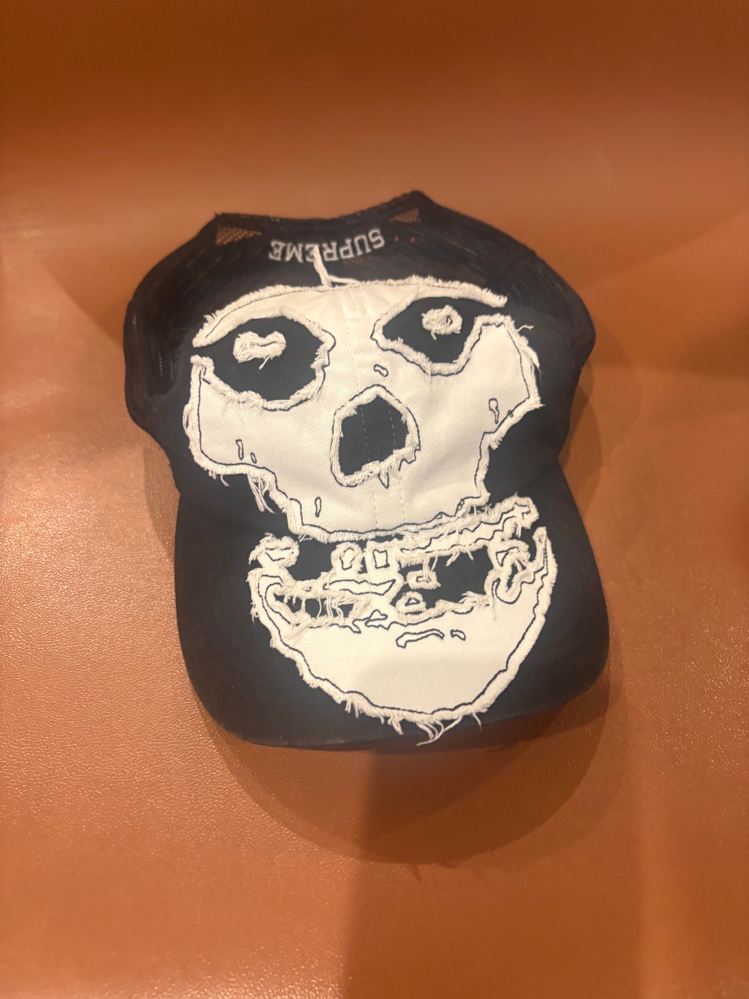 Supreme x The Misfits Mesh Back 6-Panel "Black"