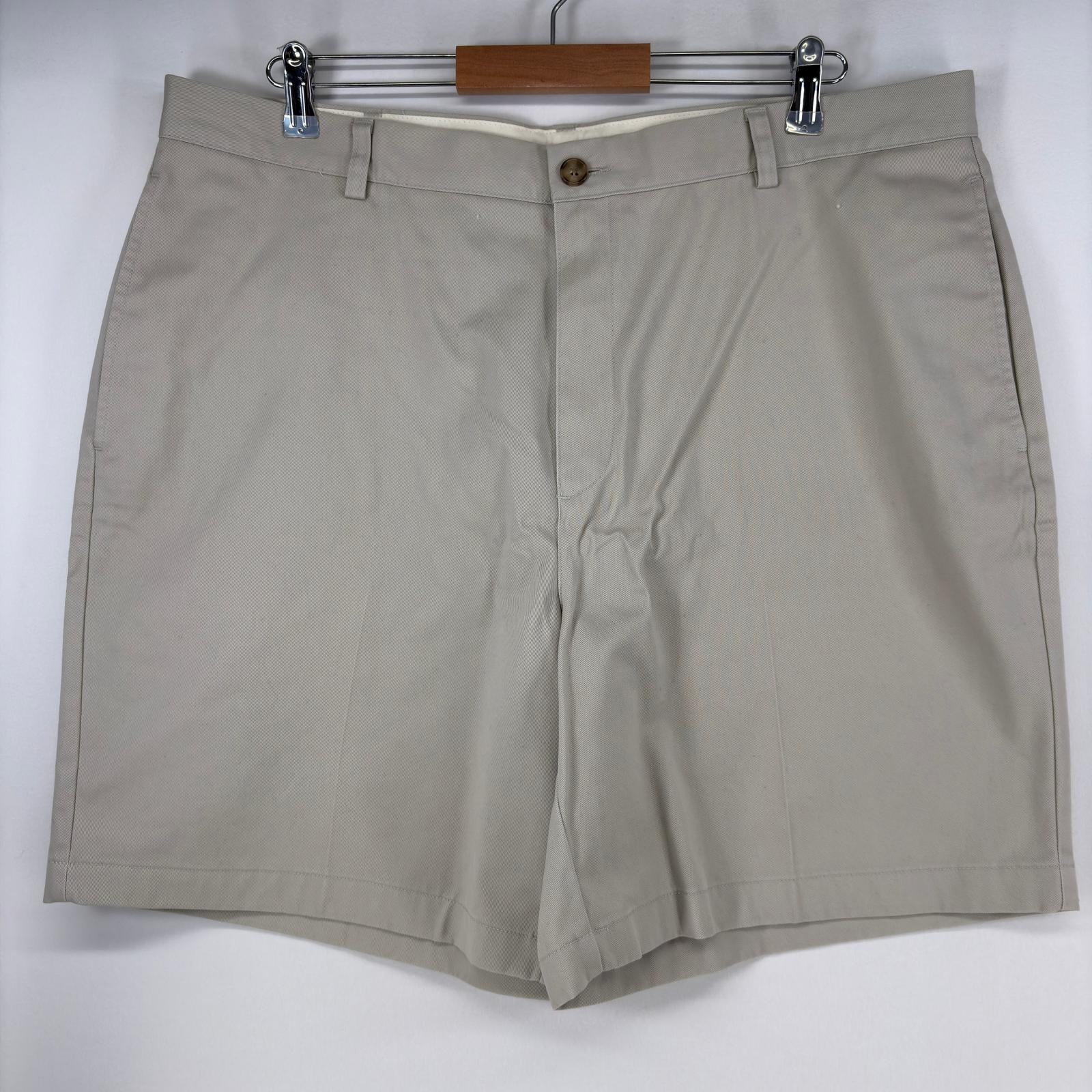 古着 エルエルビーン L.L.Bean ショートパンツ ハーフパンツ 大きいサイズ チノパン w40 アイボリー メンズ