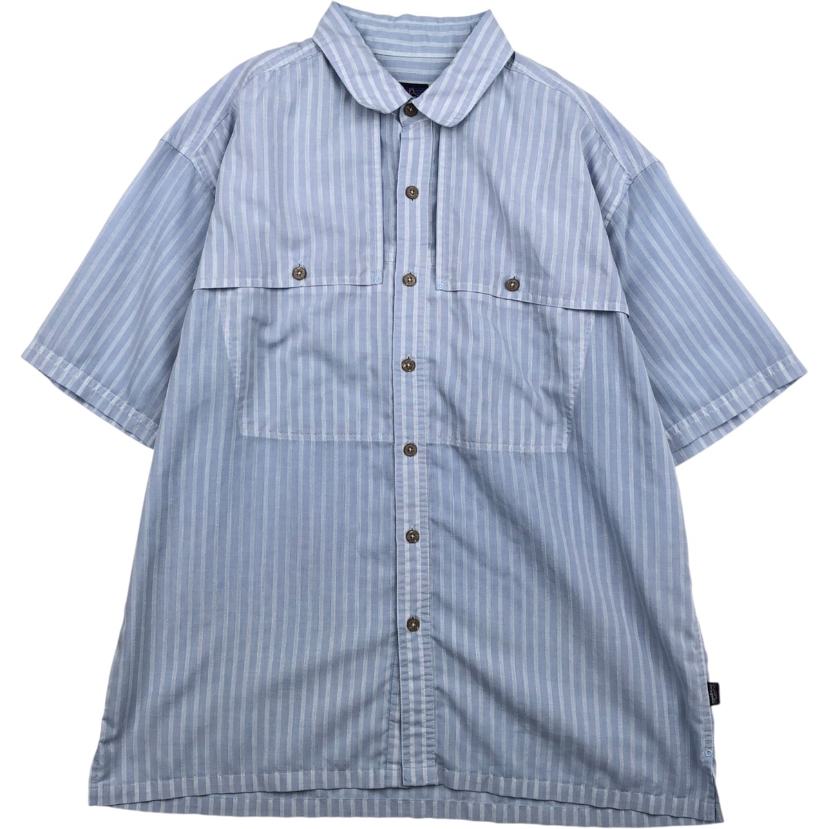 D (傷や汚れあり)】古着 パタゴニア Patagonia 52166S7 ストライプ柄