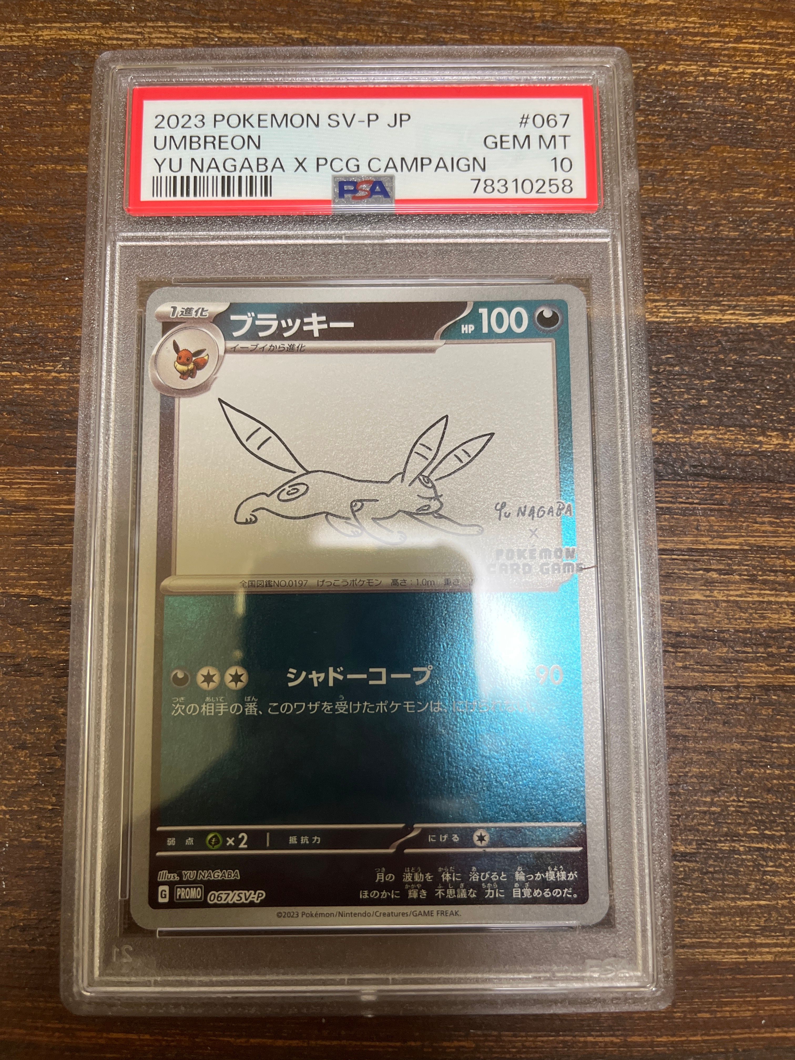 ブラッキー: プロモ (ナガバブラッキー) [SV-P 067](「YU NAGABA×ポケモンカードゲーム」プロモーションカード「SV-P」)