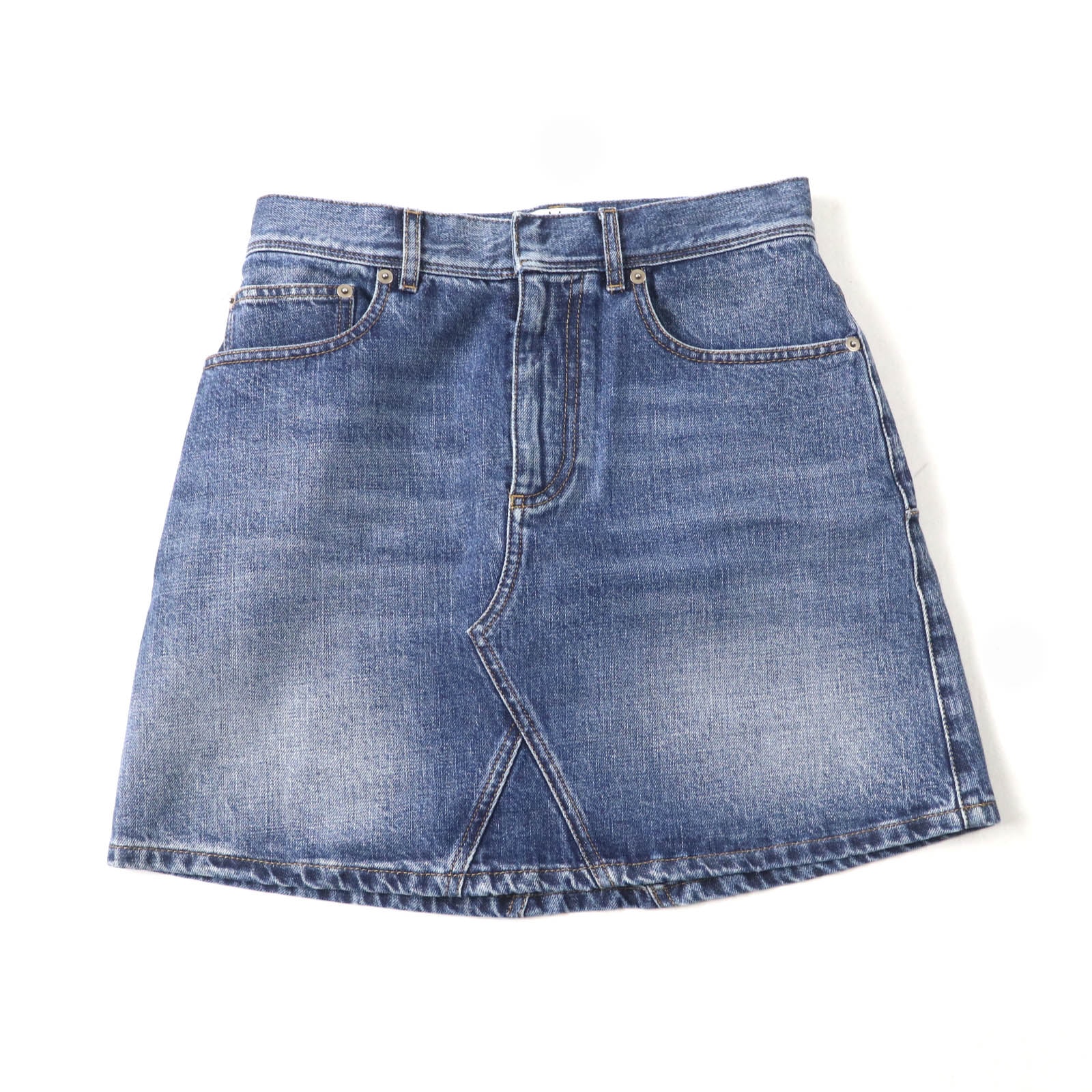 美品 クリスチャンディオール
 ミニスカート インディゴ レディース 40 422J21A3830