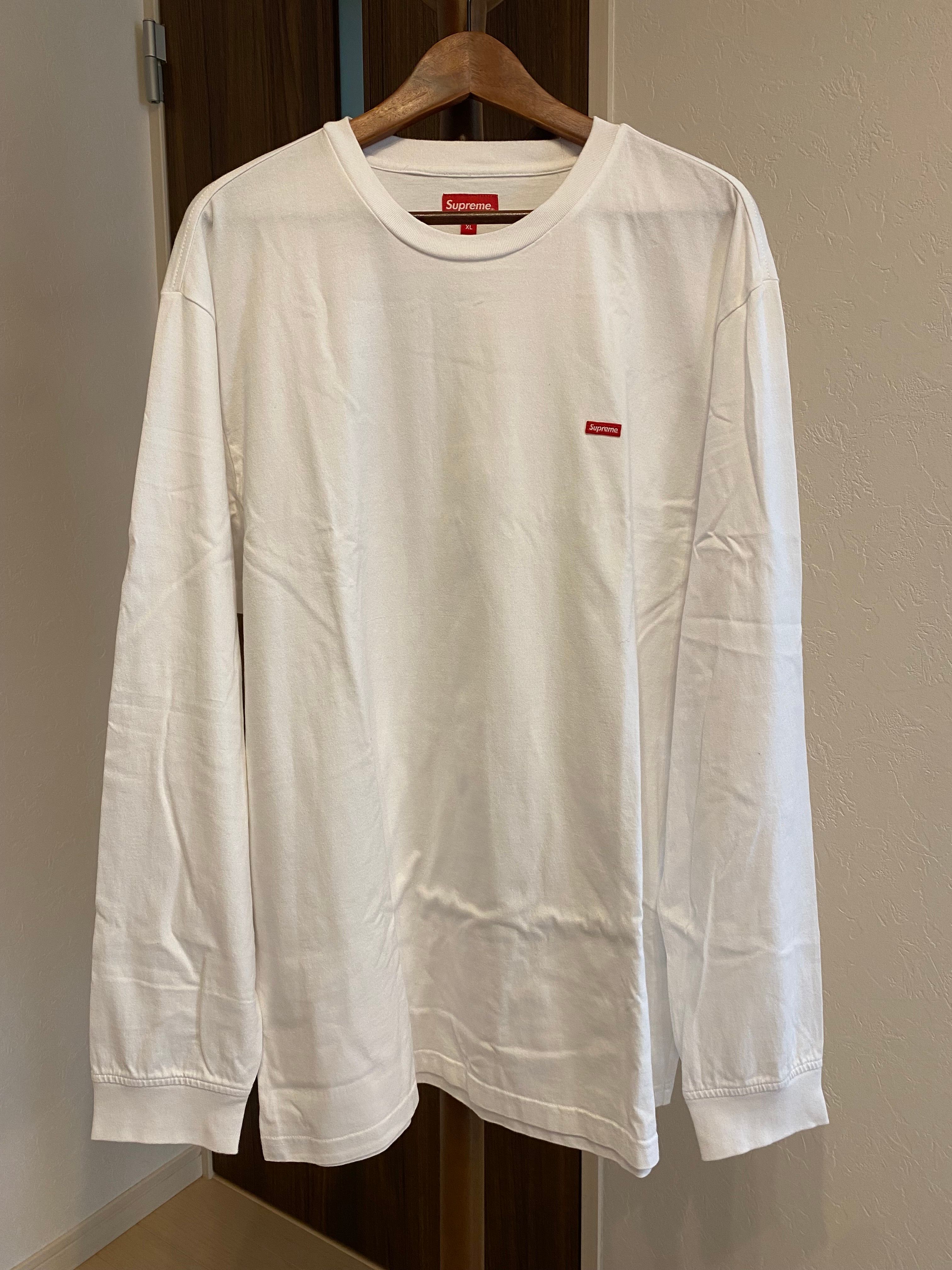 Supreme Small Box L/S Tee "White"(21FW)