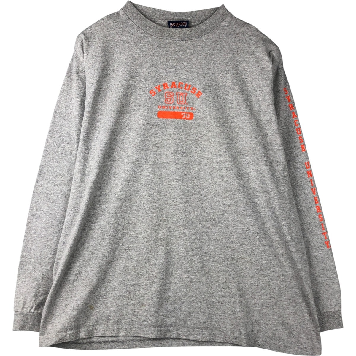 古着 90年代 ジャンスポーツ JANSPORT カレッジ ロングTシャツ ロンT USA製 メンズL相当 ヴィンテージ/eaa591318