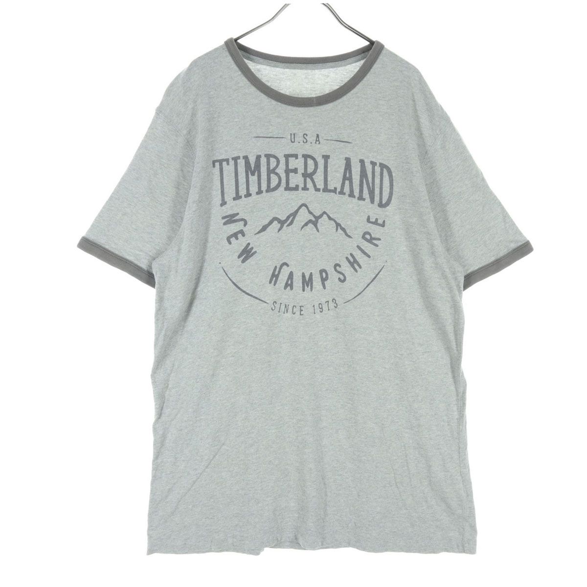 Timberland ティンバーランド プリント 半袖 Tシャツ XL グレー
