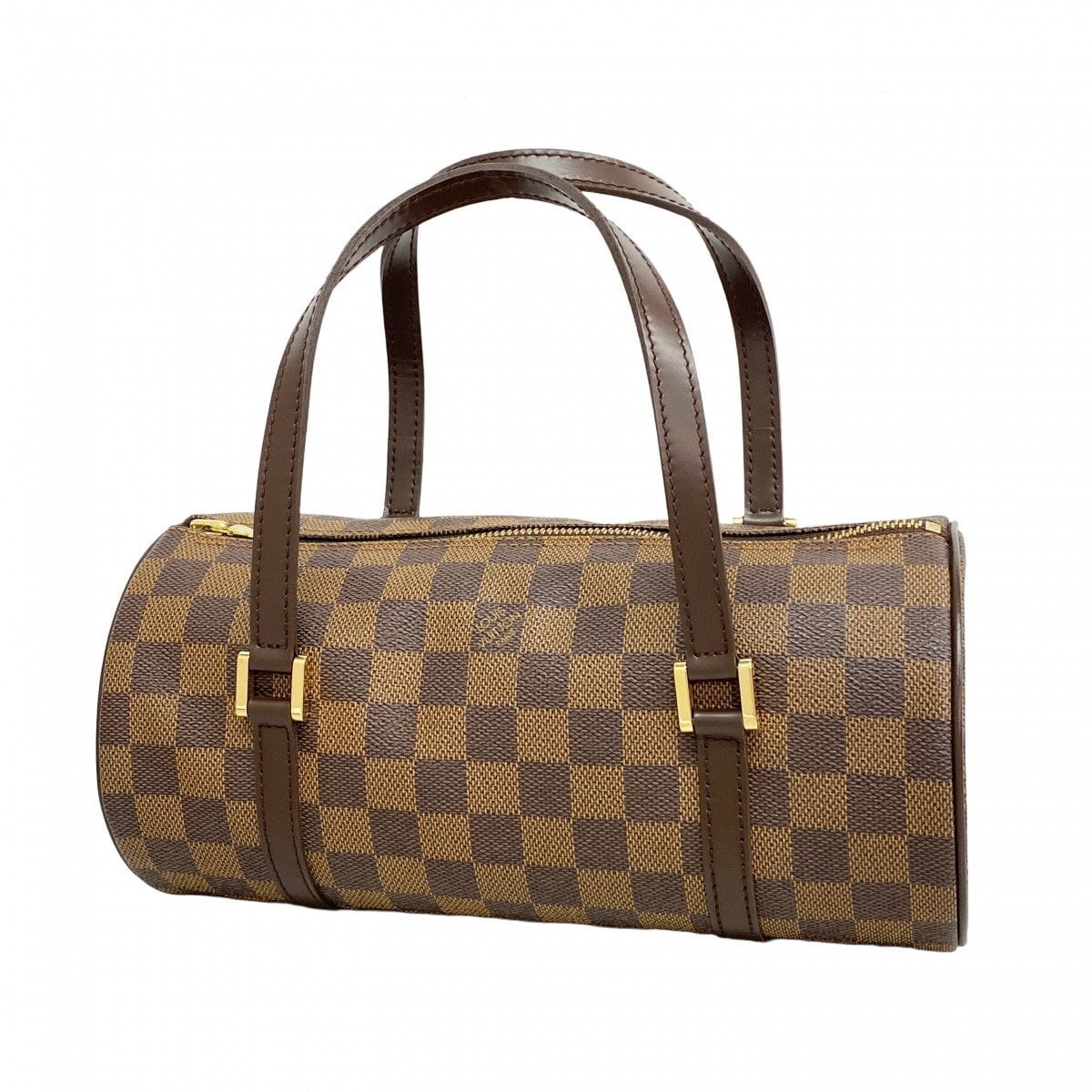 【6dc2889】ルイヴィトン ハンドバッグ ダミエ パピヨン26 N51304 エベヌ【中古】レディース