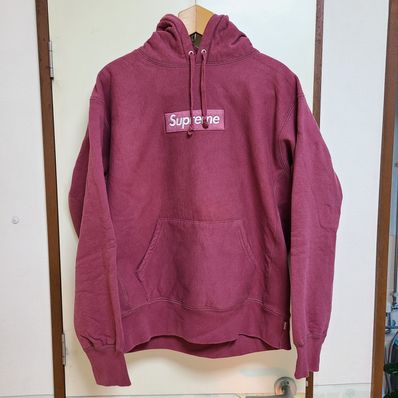 Supreme Box Logo Hooded Sweatshirt "Plum" (21FW)