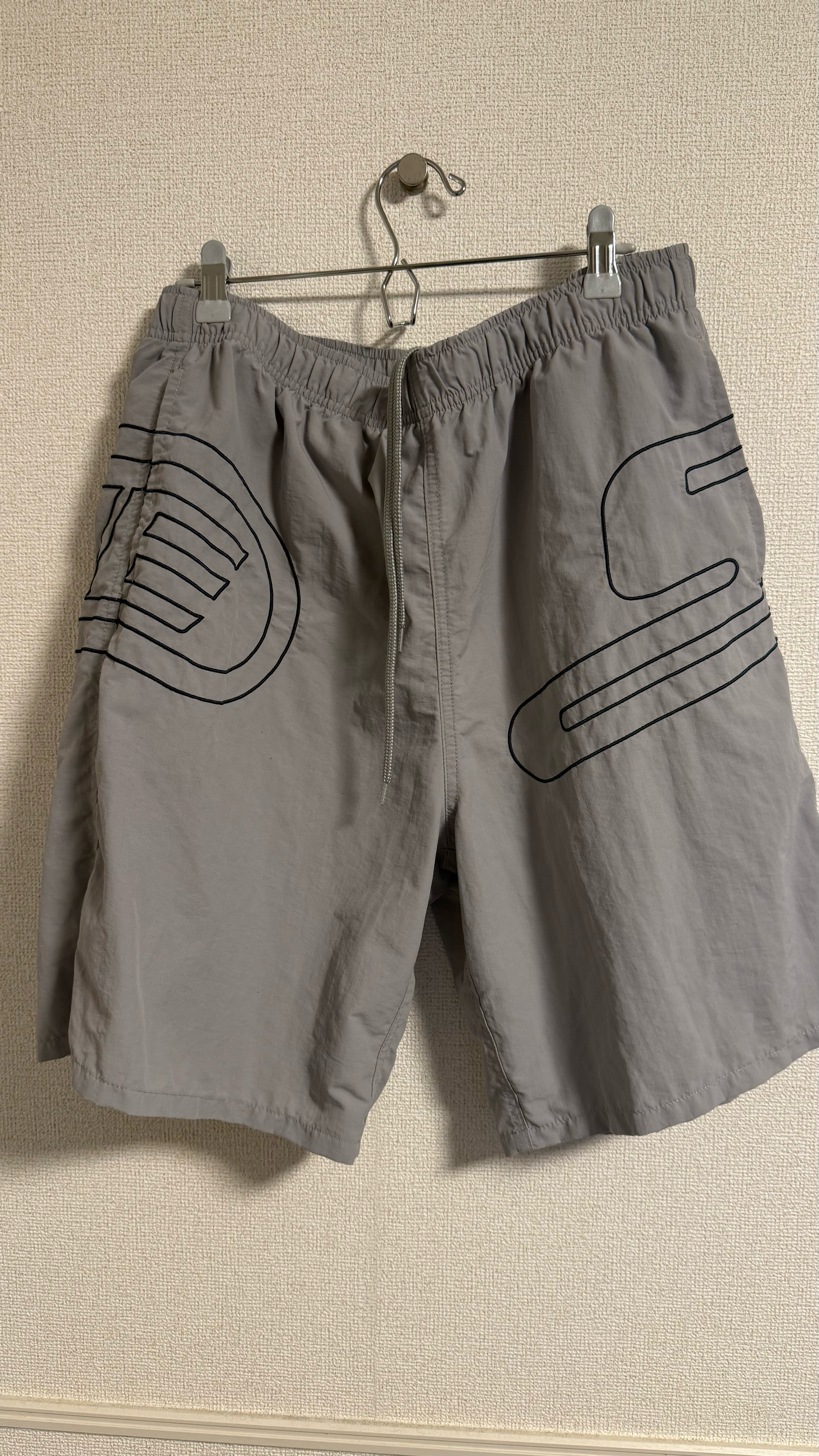 Supreme Big Logo Nylon Short "Grey"