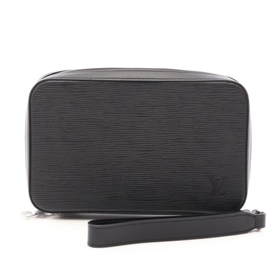 ルイ・ヴィトン LOUIS VUITTON ダンディ ウォレット ラウンド長財布 財布 レザー エピ エピ ノワール メンズ ブラック系 M64000 【中古】