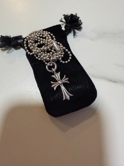 Chrome Hearts Tiny CH Cross Charm "Silver"
