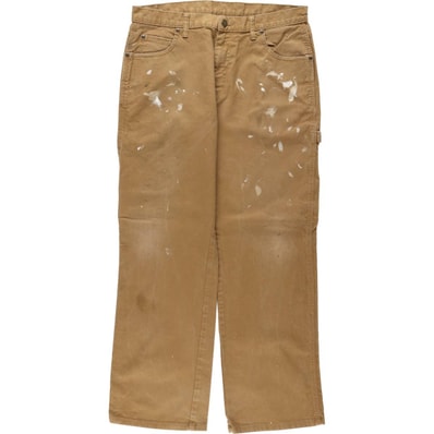 古着 ディッキーズ Dickies ペイント ダックペインターパンツ メンズw34相当/eaa639597