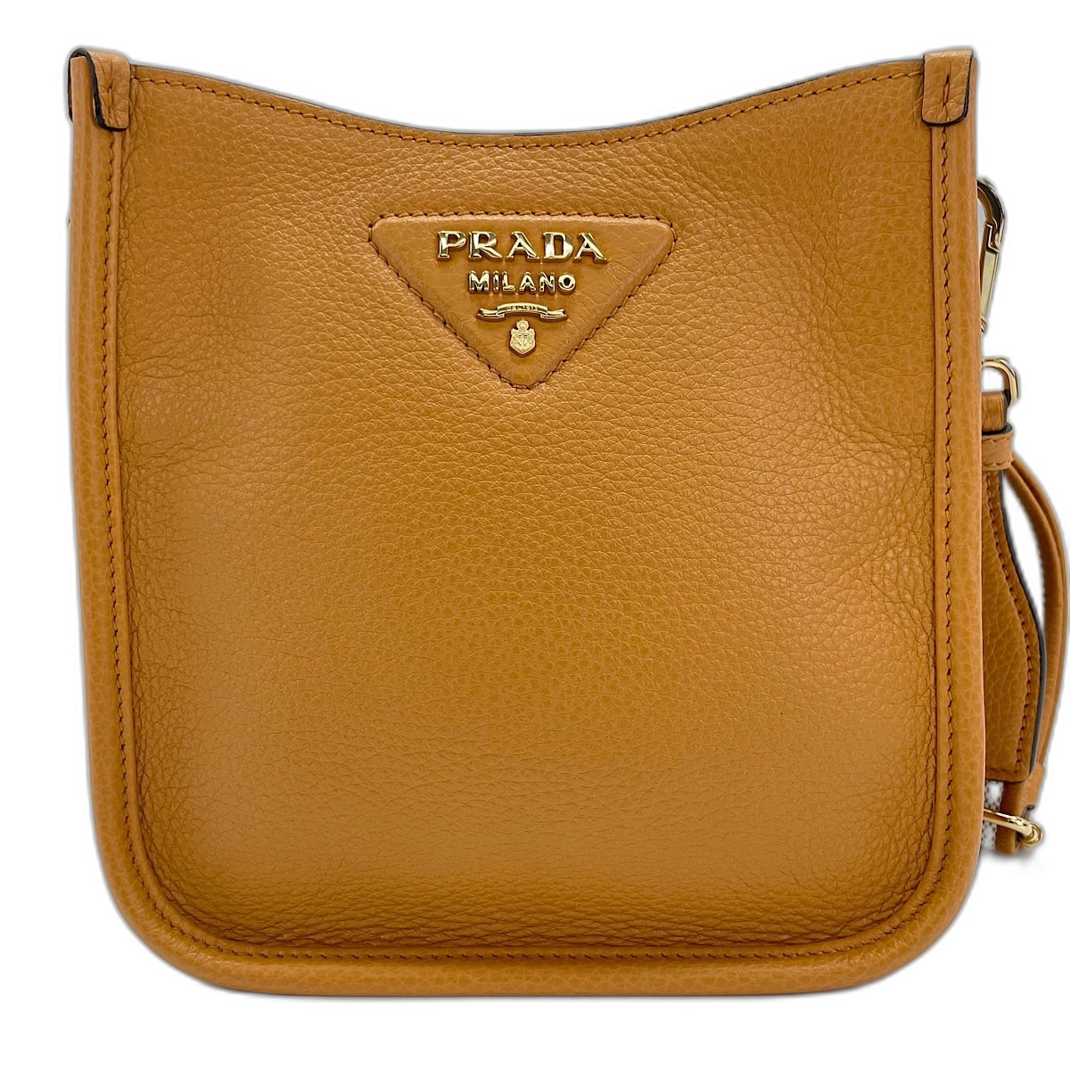 プラダ PRADA ヴィッテロダイノソフト ショルダーバッグ レザー【中古】