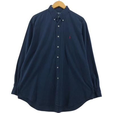 古着 ラルフローレン Ralph Lauren BLAKE 長袖 ボタンダウンシャツ メンズL相当/eaa554367
