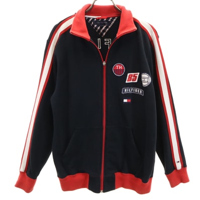 TOMMY HILFIGER トミーヒルフィガー トラックジャケット S ブラック系
