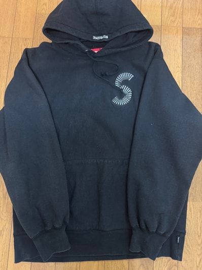 Supreme S Logo Hooded Sweatshirt "Black" (20FW)