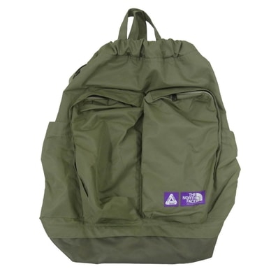 THE NORTH FACE ノースフェイス バッグ 25AW N25FU132 Purple Label パープルレーベル x PALACE SKATEBOARDS パレススケートボード マウンテン ウインド バックパック リュック カーキ系【中古】