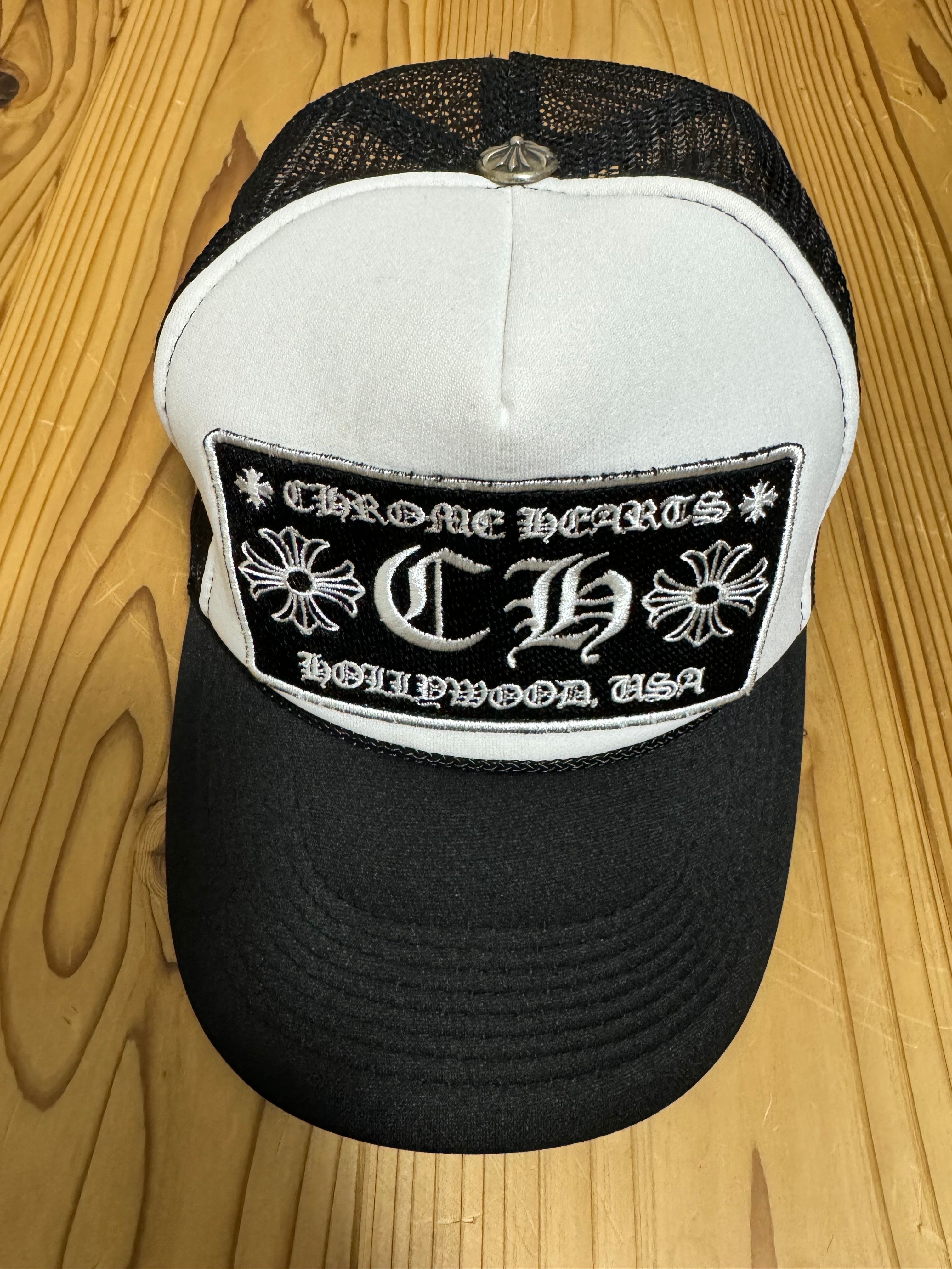 Chrome Hearts Trucker Cap CH "Black/White"