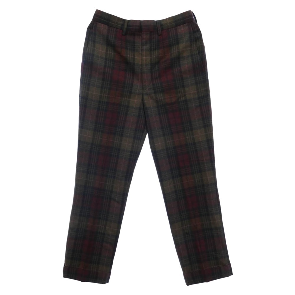 Paul Smith ポール・スミス 213101 998U チェック ウール スラックス パンツ マルチカラー系 M【中古】