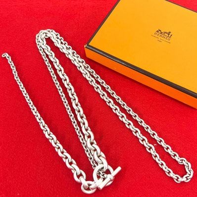 HERMES エルメス クレッシェンド ネックレス シルバー925 ネックレス シルバー
38848