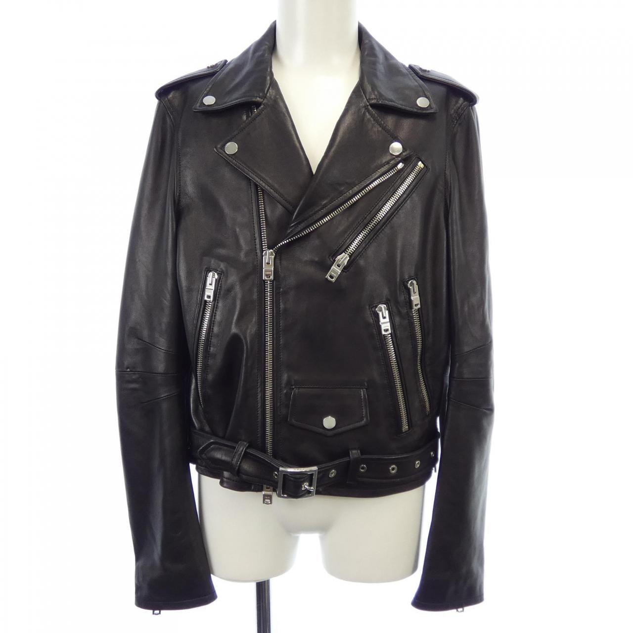 アミリ AMIRI レザーライダースジャケット