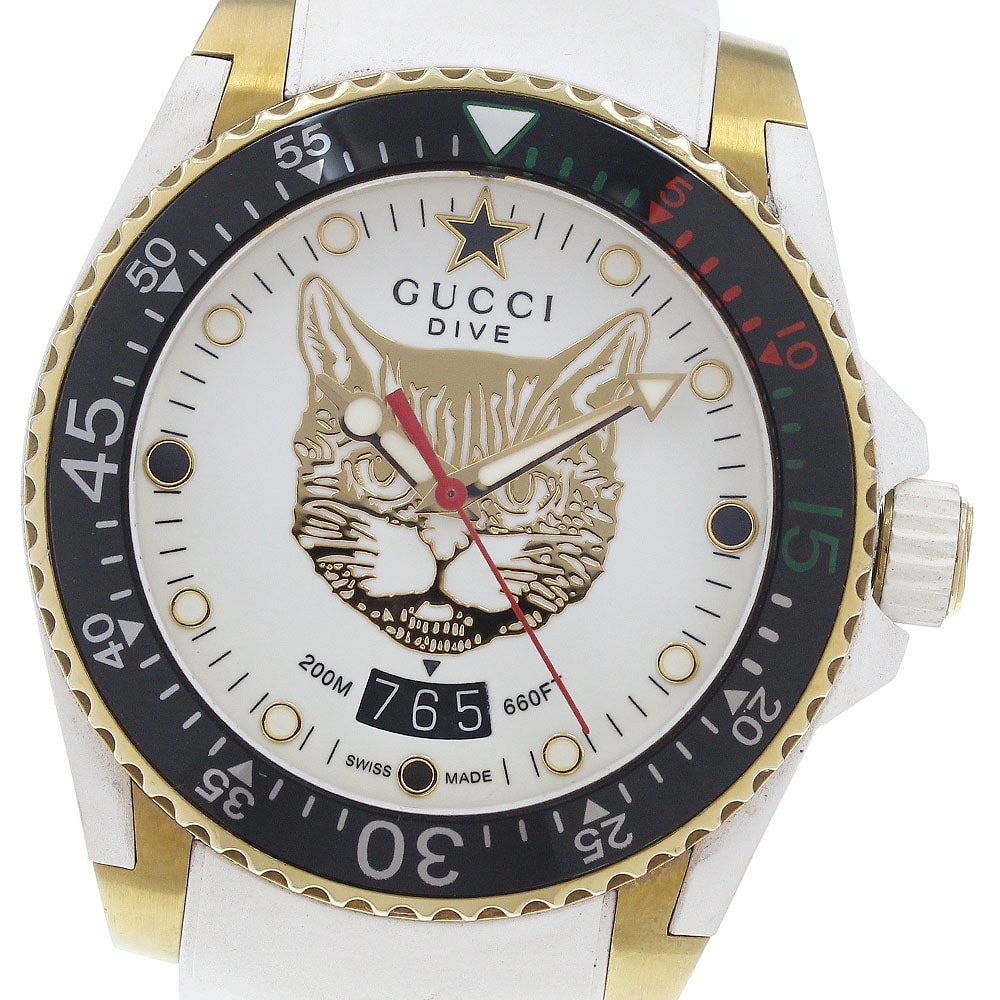 グッチ ダイブ 136.3/YA136322 メンズ 【中古】