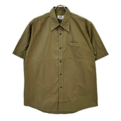 エルメス 【美品】ボタンダウン 半袖シャツ 41/16
