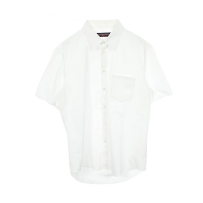 ルイ・ヴィトン LOUIS VUITTON LOUIS VUITTON × NIGO ロントバックスクエアードロゴ 半袖 衣料品 トップス コットン メンズ ホワイト系 RM202M NLZ HJS09W 【中古】